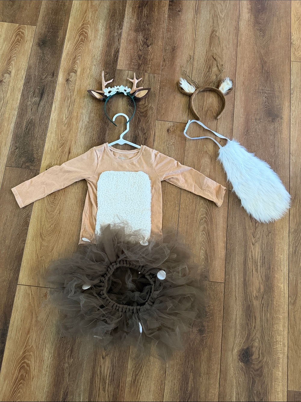Toddler 3T Deer Costume with Parent Accessories